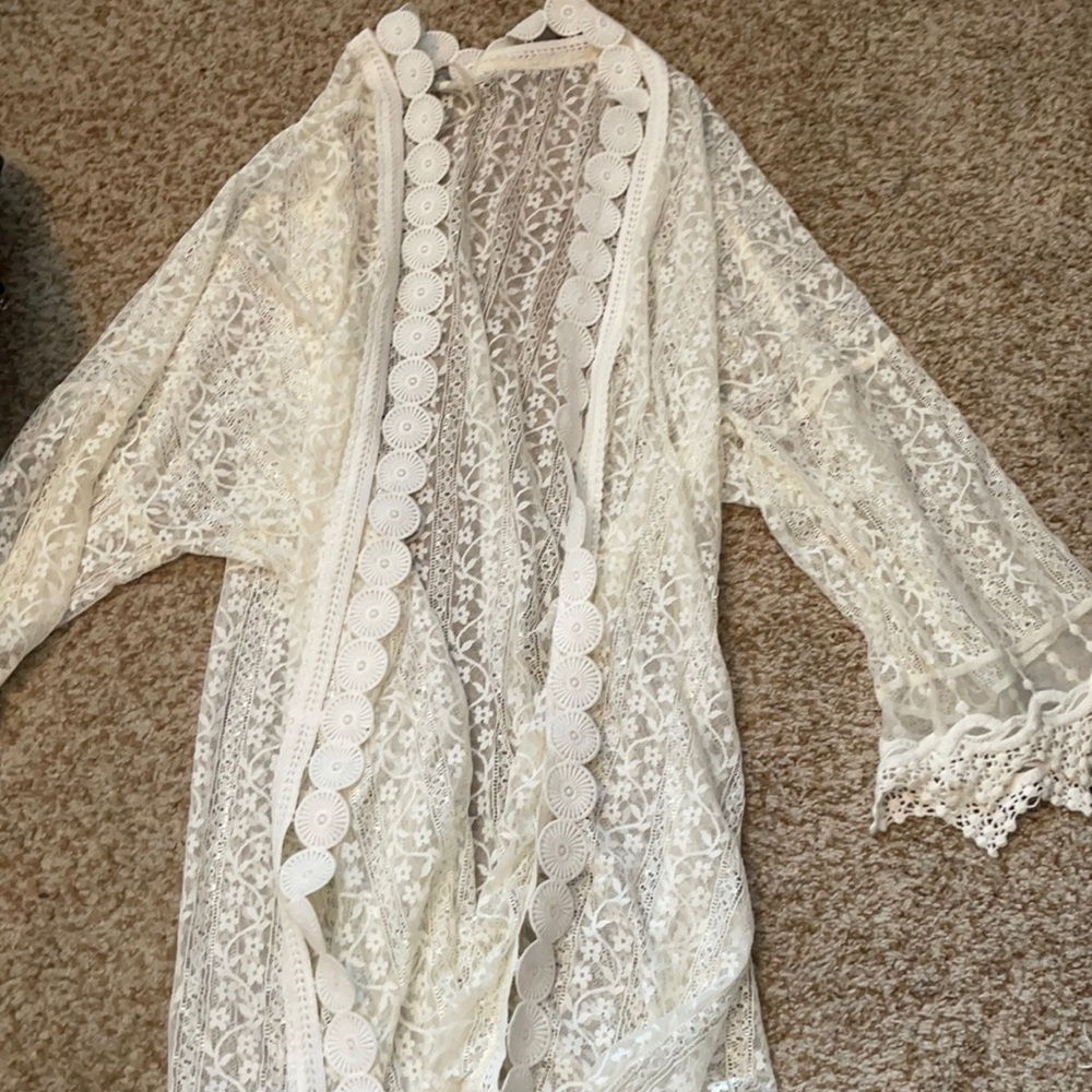 Sheer cardigan